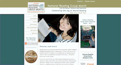 Desktop Screenshot of nationalreadinggroupmonth.com